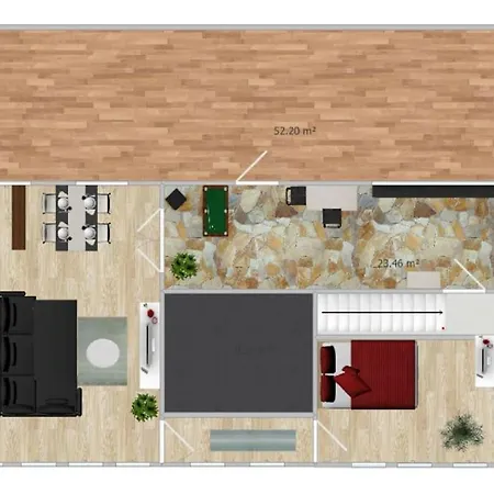 Design-penthouse In Toplage! アパート *