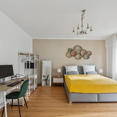 Nearcityapt, Parkplatz, 6personen, Naehe Messe * 프랑크푸르트