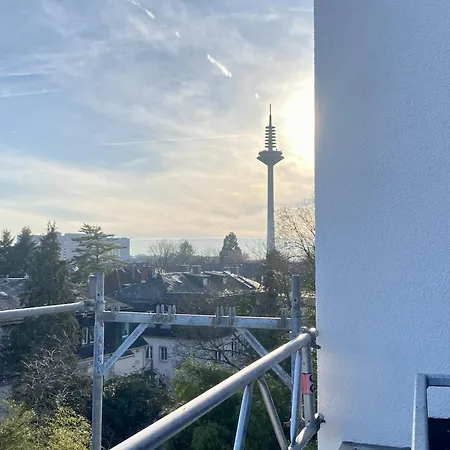 Homestay szállás Schoenes Erwachen Im Frankfurter Penthouse