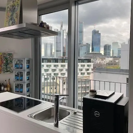 Apartment Penthouse Mit Blick Auf Skyline Frankfurt am Main