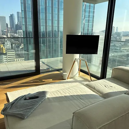 Luxus Skyline View Apartmán Frankfurt nad Mohanem