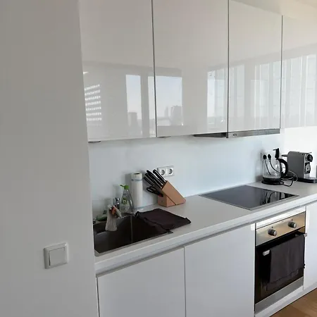 Apartmán Luxus Skyline View Frankfurt nad Mohanem