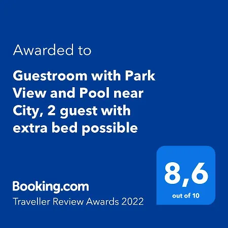 Guestroom With Wide View And Pool Near Side, 2nd Guest With Extra Bed Possible * Francoforte sul Meno